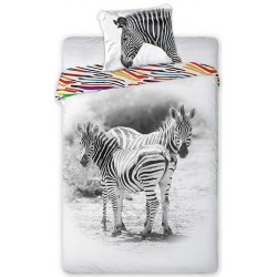 Pościel dziecięca Zebra 680 FARO rozmiar 140x200 cm