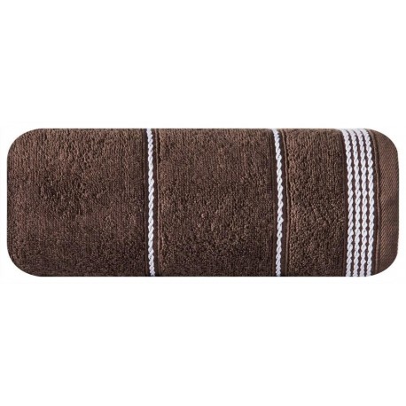 Ręcznik frotte Mira brązowy EUROFIRANY rozmiar 30x50 cm