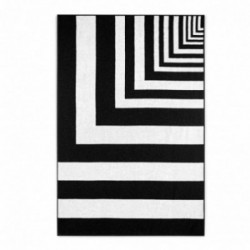 Ręcznik plażowy 3D czarny biały ZWOLTEX rozmiar 100x160 cm