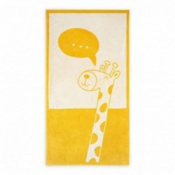 Ręcznik dziecięcy Żyrafa żółty 9003 ZWOLTEX rozmiar 70x130 cm