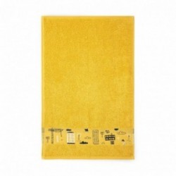 Ręcznik dziecięcy City Miasto Kurkuma-5077 musztardowy ZWOLTEX rozmiar 30x50 cm