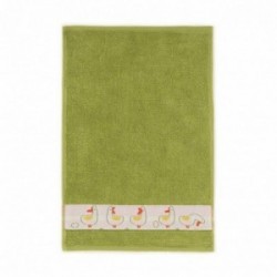 Ręcznik dziecięcy Kaczki Bazylia-5557 zielony ZWOLTEX rozmiar 30x50 cm