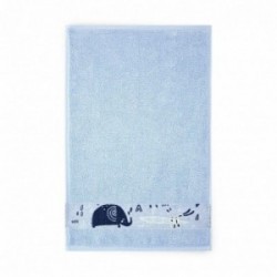 Ręcznik dziecięcy Prysznic Gołębi-5443 niebieski słoń ZWOLTEX rozmiar 30x50 cm