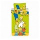Pościel dziecięca Simpsonowie żółta JERRY FABRICS rozmiar 140x200 cm