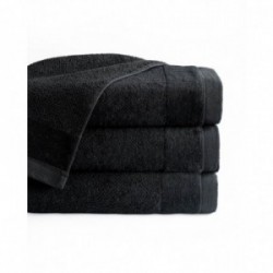 Ręcznik frotte Vito czarny DETEXPOL rozmiar 50x90 cm