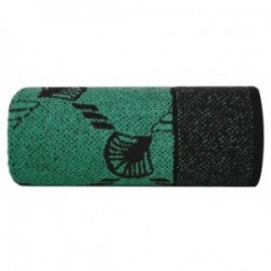 Ręcznik frotte Dorian czarny turkusowy EUROFIRANY rozmiar 30x50 cm