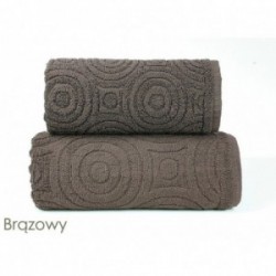 Ręcznik frotte Emma 2 brązowy GRENO rozmiar 70x140 cm