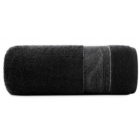 Ręcznik frotte Mariel czarny EUROFIRANY rozmiar 70x140 cm