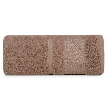 Ręcznik frotte Sylwia 1 brązowy ciemny EUROFIRANY rozmiar 70x140 cm