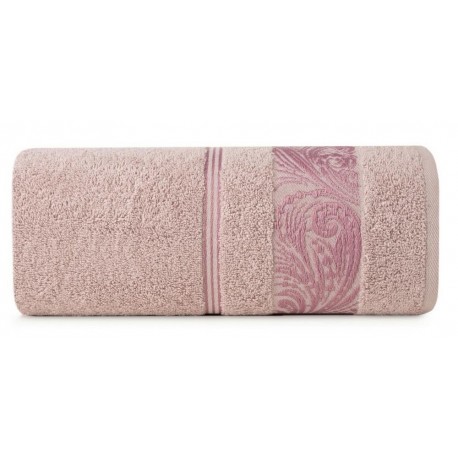 Ręcznik frotte Sylwia 1 pudrowy różowy EUROFIRANY rozmiar 70x140 cm