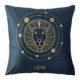 Poszewka dekoracyjna Zodiak Lew turkusowa ciemna welurowa DARYMEX rozmiar 40x40 cm