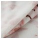 Koc z mikrofibry Powdery biały różowy EUROFIRANY rozmiar 150x200 cm