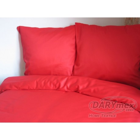 Pościel Satynowa jednobarwna Czerwony 029 DARYMEX 160x200 cm