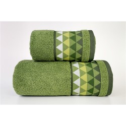 Ręcznik frotte Men Way zielony GRENO rozmiar 70x140 cm