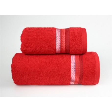 Ręcznik frotte Ombre czerwony GRENO rozmiar 70x140 cm
