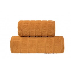 Ręcznik frotte Brick kurkuma GRENO rozmiar 70x140 cm