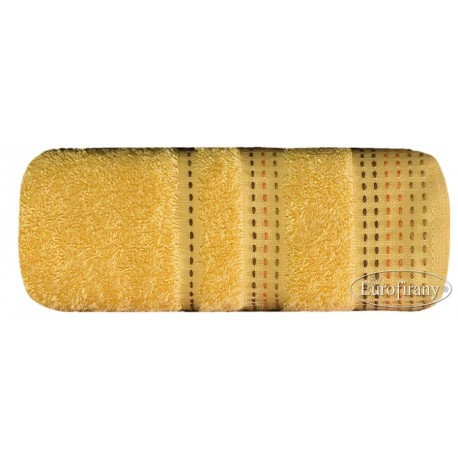 Ręcznik frotte Pola Żółty EUROFIRANY rozmiar 30x50 cm