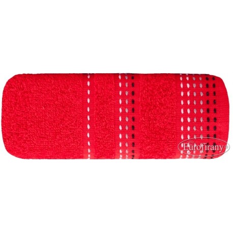 Ręcznik frotte Pola Czerwony EUROFIRANY rozmiar 30x50 cm