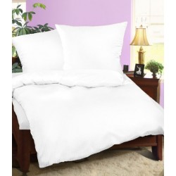 Pościel do łóżeczka 01 biała jednobarwna EXTRAPOŚCIEL rozmiar 90x120 cm